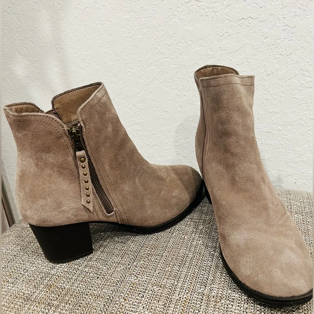 Suede Booties - Picture 3 of 9
